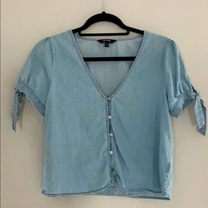 Chambray button up shirt